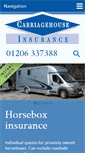 Mobile Screenshot of carriagehouseinsurance.co.uk